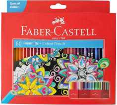 Lápices de colores Faber-Castel – Estuche 60 uds. - Vértice