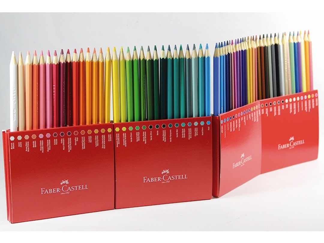 Lápices colores Faber-Castel - Estuche 60 - Vértice