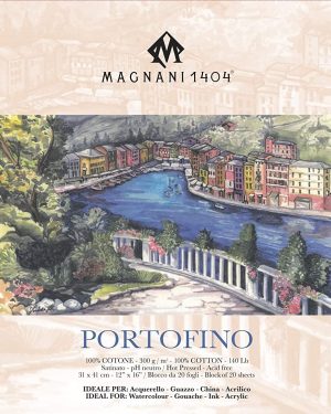 Papel acuarela Magnani Portofino Vértice